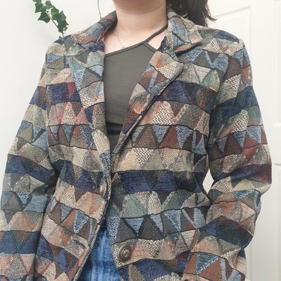 VINTAGE TAPESTRY BLAZER - PAINTED PONY - Picture 3 of 5